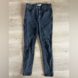 Madewell women’s 10” high rise skinny jeans size 27